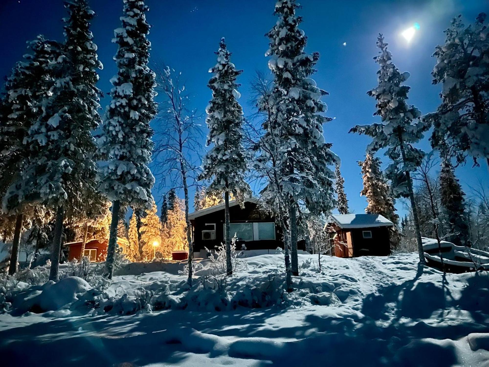 Вилла Camp Caroli Family House Юккасъярви Экстерьер фото